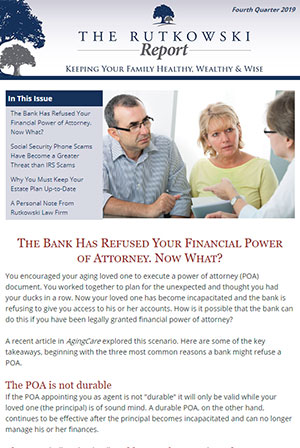 Estate Planning newsletter cover