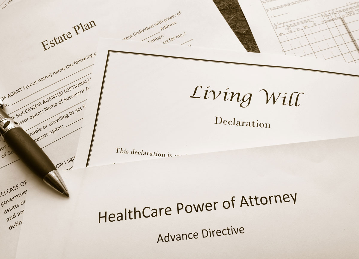 Documents needed for Michigan Probate, including an Estate Plan, a Living Will and a Health Care Power of Attorney