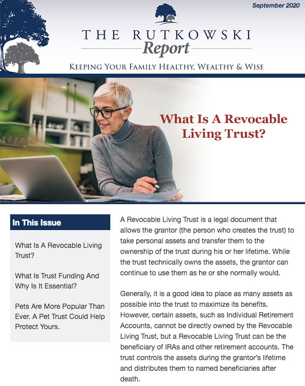 The Rutkowski Report newsletter